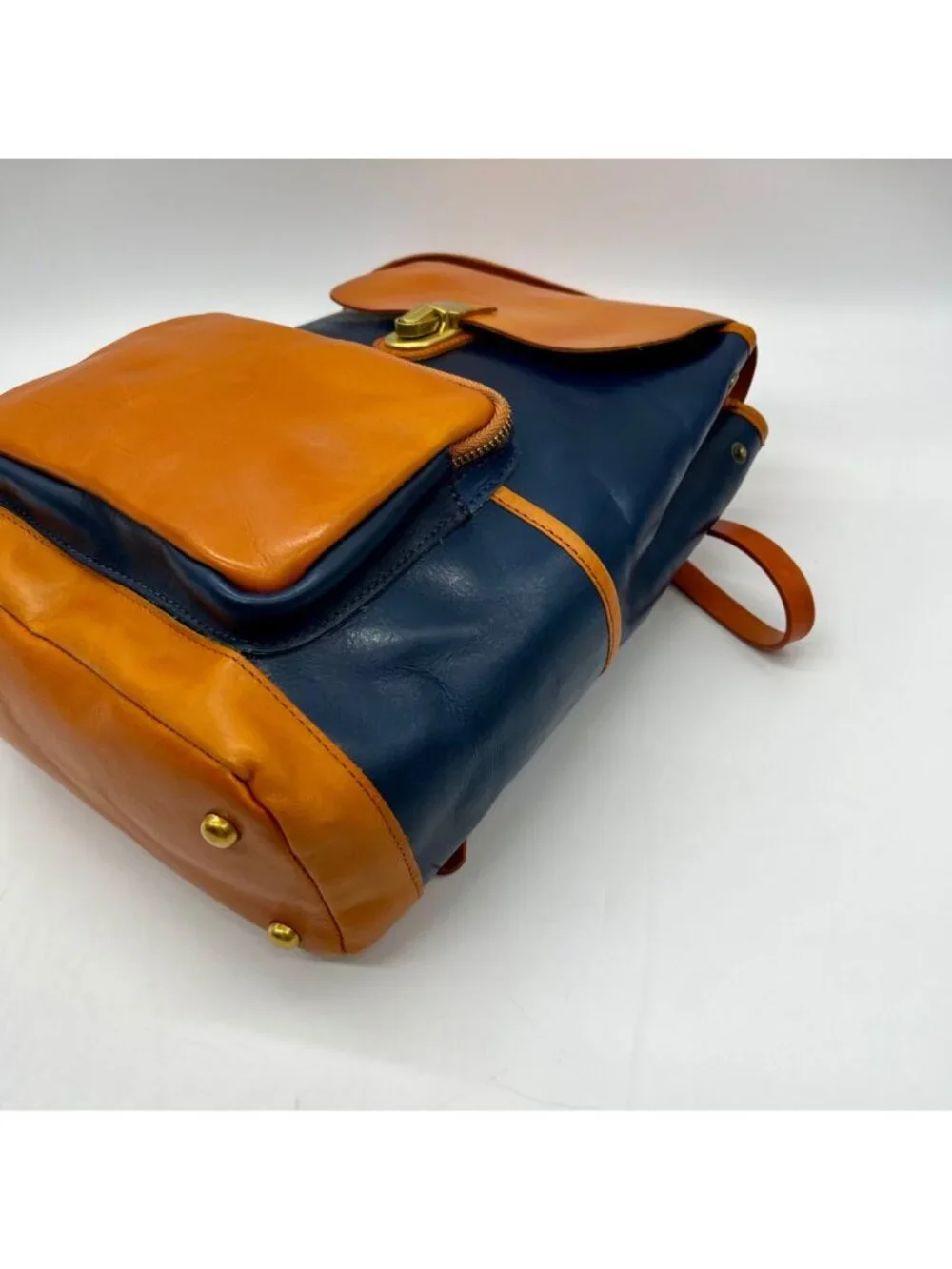 Old Trend Blue Genuine Leather Out West Backpack